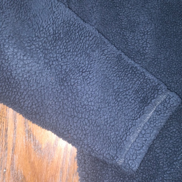 TRUE GRIT zip neck gray blue fleece pullover/MM - Picture 2 of 7